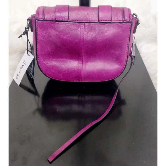 She + Lo Plum ‘Uncharted’ Leather Crossbody Bag - Picture 5 of 5